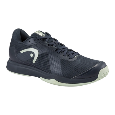 HEAD Mens Sprint Team 4.0 Tennis Shoes - Navy / Cantaloupe Green