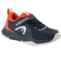 HEAD Kids Sprint Velcro 4.0 Tennis Shoes - Dark Blue/ Red