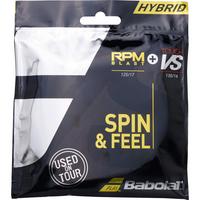 Babolat RPM Blast 125 + Touch VS 130 Hybrid Tennis String Set - Black