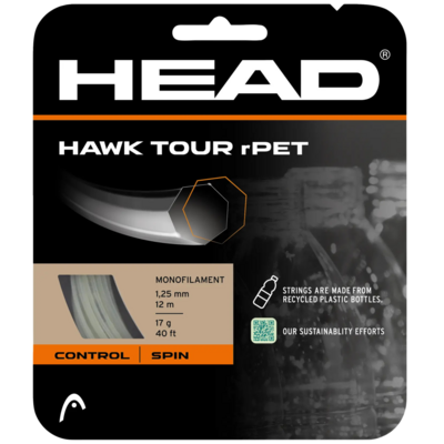 HEAD Hawk Tour rPET 17 (1.25mm) Tennis String Set - Natural