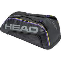Head Tour Team Supercombi 9 Racket Bag - Black/Purple/Yellow