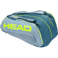 Head Tour Team Extreme Monstercombi 12 Racket Bag - Grey/Neon Yellow