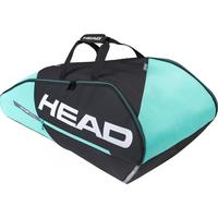 Head Tour Team 6 Racket Bag - Turquoise/Black