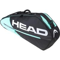 Head Tour Team 3 Racket Bag - Turquoise/Black