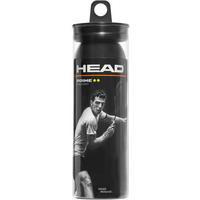 Head Prime Double Yellow Dot Squash Balls (3 Ball Can)