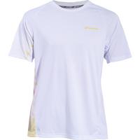 Babolat Boys Performance Crew Neck Tee - White/Dark Yellow