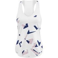 Babolat Womens Compete Tank Top - White/Estate Blue