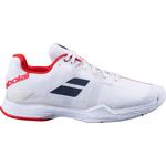 Babolat Mens Jet Mach II Tennis Shoes - White/Red