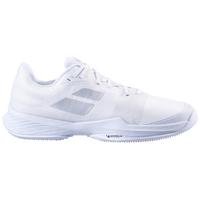 Babolat Mens Jet Mach 3 Wimbledon Grass Court Tennis Shoes - White/Silver