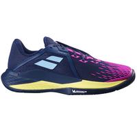 Babolat Mens Propulse Fury 3 All Court Tennis Shoes - Dark Blue/Pink Aero
