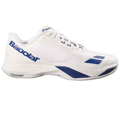 Babolat Mens Jet Mach 4 Tennis Shoes - Cream/Dark Blue