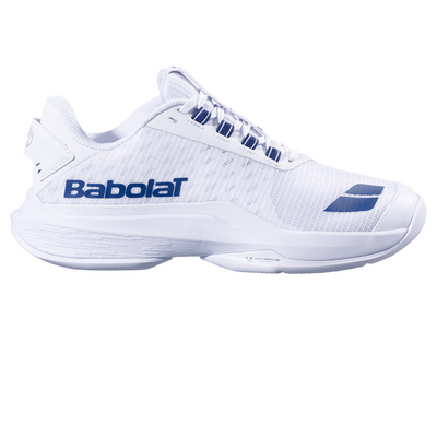 Babolat Womens Jet Tere 2 All Court Wimbledon Tennis Shoes - White/Blue Navy