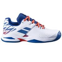 Babolat Kids Propulse Tennis Shoes - White/Estate Blue