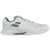 Babolat Mens Pulsion Tennis Shoes - White/Silver