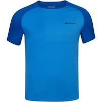 Babolat Boys Play Crew Neck Tee - Blue Aster