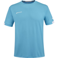 Babolat Boys Play Crew Neck Tee - Cyan