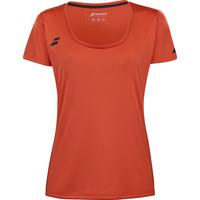 Babolat Girls Play Cap Sleeve Tee - Fiesta Red