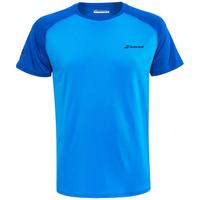Babolat Mens Play Crew Neck Tee - Blue Aster