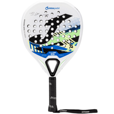 Joma Blast Pro HRD Juanlu Esbri Padel Racket - White/Royal Blue
