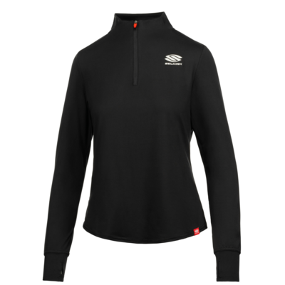 Selkirk Womens Essentials Dual Soft 1/4 Zip Pullover- Black