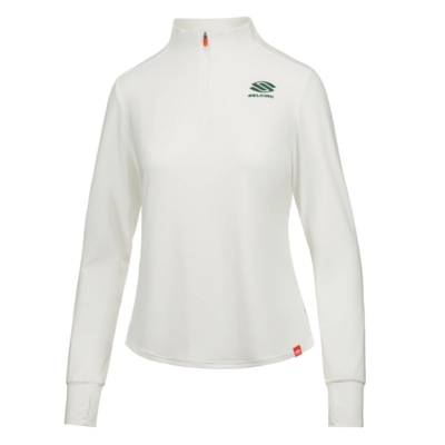 Selkirk Womens Essentials Dual Soft 1/4 Zip Pullover- White