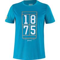 Babolat Boys Exercise Graphic Tee - Blue/White