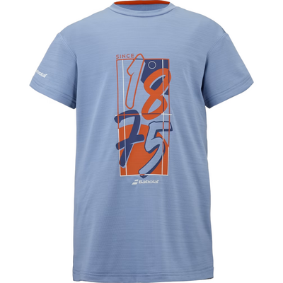 Babolat Boys Exercise Tee - Forever Blue