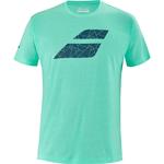 Babolat Mens Exercise Big Flag Tee - Heather Green