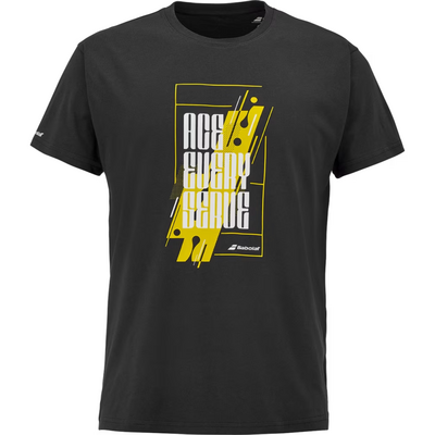 Babolat Mens Exercise Message Tee - Black