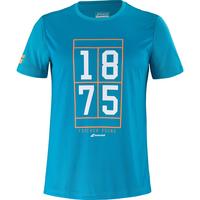 Babolat Mens Exercise Graphic Tee - Blue/White