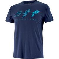Babolat Mens Drive Cotton Tee - Drive Blue