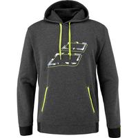 Babolat Mens Aero Hoodie - Heather Black/Yellow