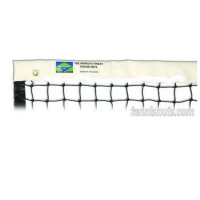 Edwards Matchplay Tennis Net - 2.5mm Netting Quad-Stitched, Vinyl Headband