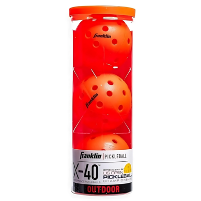 Franklin X-40 Outdoor Pickleball Balls (3 Pack) Ember