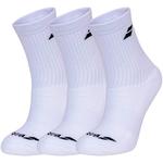 Babolat Junior Long Socks (3 Pairs) - White