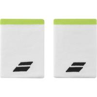 Babolat Logo Jumbo Wristband - White/Green