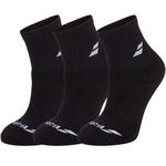 Babolat Quarter Socks (3 Pairs) - Black