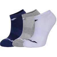 Babolat Invisible Socks (3 Pairs) - Blue/Grey/White
