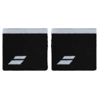 Babolat Logo Wristbands - Black/White