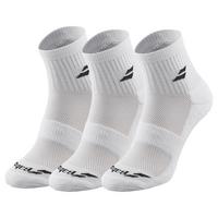 Babolat Quarter Socks (3 Pairs) - White