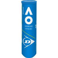 Dunlop Australian Open Tennis Balls (4 Ball Can)