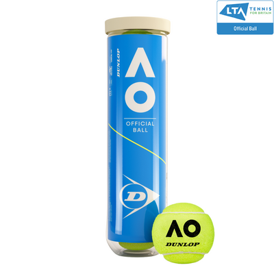 Dunlop Australian Open Tennis Balls (4 Ball Can)