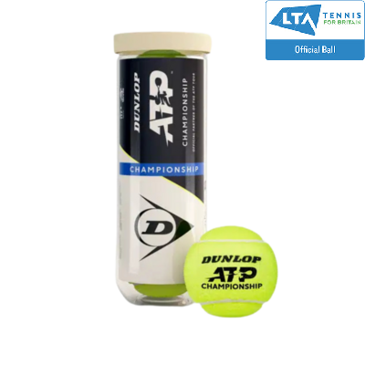 Dunlop ATP Championship Tennis Balls (3 Ball Can)