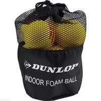 Dunlop Indoor Foam Tennis Balls (1 Dozen Bag)