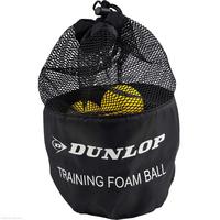 Dunlop Training Foam Tennis Balls (1 Dozen Bag)
