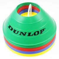 Dunlop Marker Cones - 60 Cone Set - Yellow/Blue/Green/Red