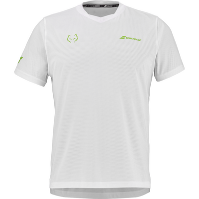 Babolat Mens Juan Lebron Padel Crew Neck Tee - White