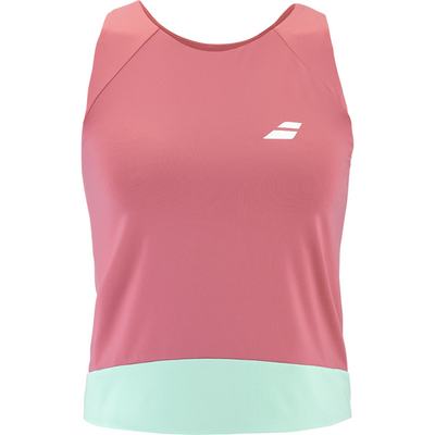 Babolat Womens Perf Padel Tank Top - Sun Kissed Coral