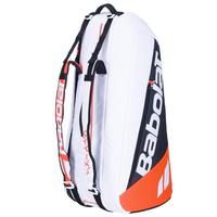 Babolat Pure Strike 6 Racket Bag (2024) - White/Red