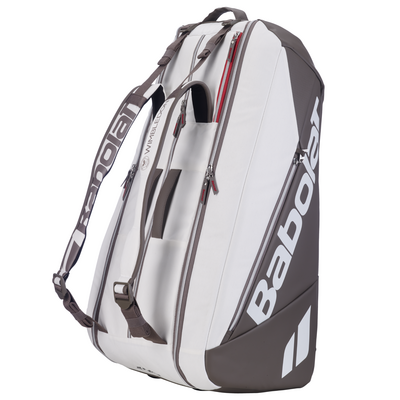 Babolat RH9 Pure Wimbledon Racket Bag- White/Dark Beige